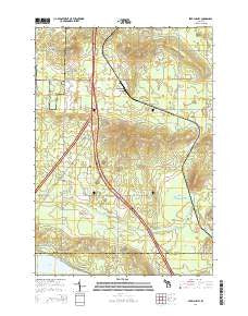 Pere Cheney Michigan Historical topographic map, 1:24000 scale, 7.5 X 7.5 Minute, Year 2014