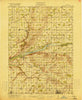 Perrinton Michigan Historical topographic map, 1:62500 scale, 15 X 15 Minute, Year 1918