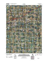 Perry Michigan Historical topographic map, 1:24000 scale, 7.5 X 7.5 Minute, Year 2011