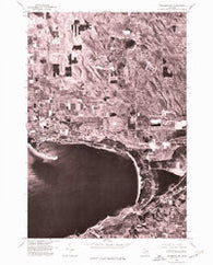 Petoskey NW Michigan Historical topographic map, 1:24000 scale, 7.5 X 7.5 Minute, Year 1975