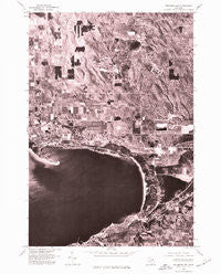 Petoskey NW Michigan Historical topographic map, 1:24000 scale, 7.5 X 7.5 Minute, Year 1975