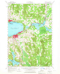 Petoskey Michigan Historical topographic map, 1:62500 scale, 15 X 15 Minute, Year 1958