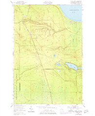 Piatt Lake Michigan Historical topographic map, 1:24000 scale, 7.5 X 7.5 Minute, Year 1951