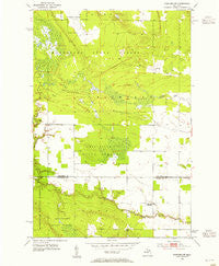 Pickford NW Michigan Historical topographic map, 1:24000 scale, 7.5 X 7.5 Minute, Year 1953