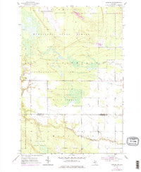 Pickford NW Michigan Historical topographic map, 1:24000 scale, 7.5 X 7.5 Minute, Year 1953