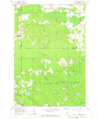 Pickford SE Michigan Historical topographic map, 1:24000 scale, 7.5 X 7.5 Minute, Year 1964