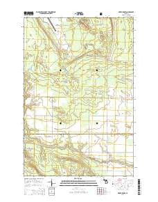 Pickford NW Michigan Historical topographic map, 1:24000 scale, 7.5 X 7.5 Minute, Year 2014