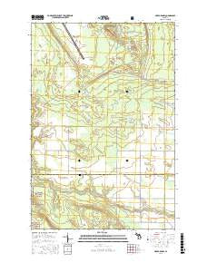 Pickford NW Michigan Current topographic map, 1:24000 scale, 7.5 X 7.5 Minute, Year 2017