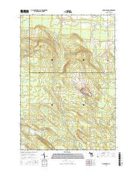 Pickford SE Michigan Current topographic map, 1:24000 scale, 7.5 X 7.5 Minute, Year 2017
