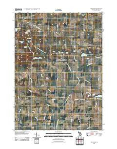 Pittsford Michigan Historical topographic map, 1:24000 scale, 7.5 X 7.5 Minute, Year 2011