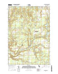 Platte River Michigan Historical topographic map, 1:24000 scale, 7.5 X 7.5 Minute, Year 2014