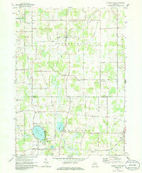 Pleasant Lake Michigan Historical topographic map, 1:24000 scale, 7.5 X 7.5 Minute, Year 1970