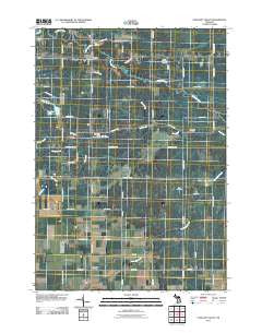 Pleasant Valley Michigan Historical topographic map, 1:24000 scale, 7.5 X 7.5 Minute, Year 2011