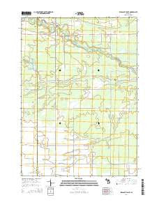 Pleasant Valley Michigan Historical topographic map, 1:24000 scale, 7.5 X 7.5 Minute, Year 2014