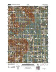Pleasanton Michigan Historical topographic map, 1:24000 scale, 7.5 X 7.5 Minute, Year 2011