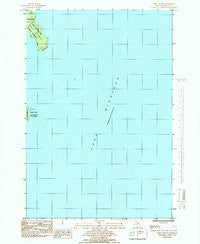 Point Detour Michigan Historical topographic map, 1:24000 scale, 7.5 X 7.5 Minute, Year 1985