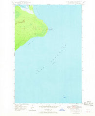 Point Isabelle Michigan Historical topographic map, 1:24000 scale, 7.5 X 7.5 Minute, Year 1948