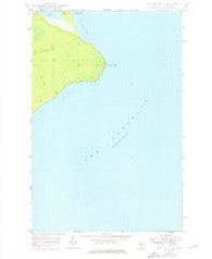 Point Isabelle Michigan Historical topographic map, 1:24000 scale, 7.5 X 7.5 Minute, Year 1948