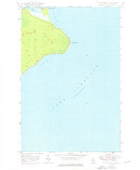 Point Isabelle Michigan Historical topographic map, 1:24000 scale, 7.5 X 7.5 Minute, Year 1948