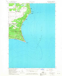 Point Lookout Michigan Historical topographic map, 1:24000 scale, 7.5 X 7.5 Minute, Year 1966