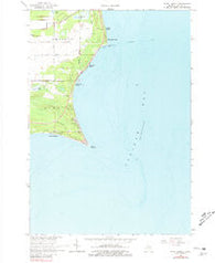 Point Lookout Michigan Historical topographic map, 1:24000 scale, 7.5 X 7.5 Minute, Year 1966