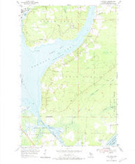 Point Mills Michigan Historical topographic map, 1:24000 scale, 7.5 X 7.5 Minute, Year 1954