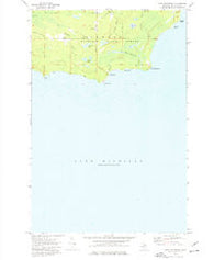 Point Patterson Michigan Historical topographic map, 1:24000 scale, 7.5 X 7.5 Minute, Year 1973
