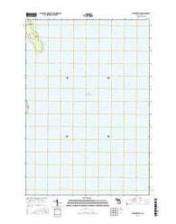 Point Detour Michigan Current topographic map, 1:24000 scale, 7.5 X 7.5 Minute, Year 2016
