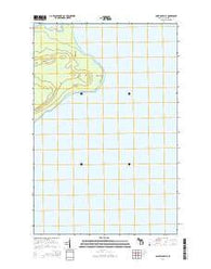 Point Isabelle Michigan Historical topographic map, 1:24000 scale, 7.5 X 7.5 Minute, Year 2014