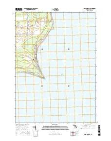 Point Lookout Michigan Current topographic map, 1:24000 scale, 7.5 X 7.5 Minute, Year 2016