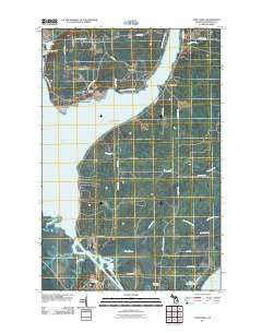 Point Mills Michigan Historical topographic map, 1:24000 scale, 7.5 X 7.5 Minute, Year 2011