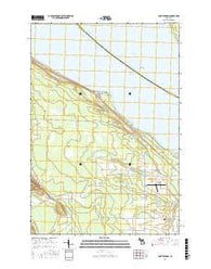 Point Nipigon Michigan Current topographic map, 1:24000 scale, 7.5 X 7.5 Minute, Year 2017