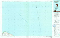Pointe Aux Barques Michigan Historical topographic map, 1:100000 scale, 30 X 60 Minute, Year 1984