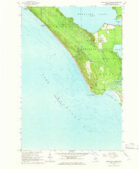 Pointe Aux Chenex Michigan Historical topographic map, 1:24000 scale, 7.5 X 7.5 Minute, Year 1964