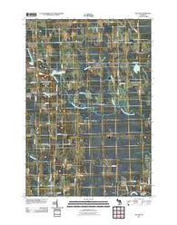 Polaski Michigan Historical topographic map, 1:24000 scale, 7.5 X 7.5 Minute, Year 2011