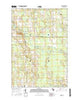 Polaski Michigan Current topographic map, 1:24000 scale, 7.5 X 7.5 Minute, Year 2016