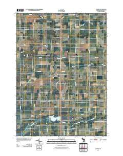 Pompeii Michigan Historical topographic map, 1:24000 scale, 7.5 X 7.5 Minute, Year 2011