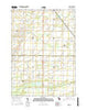 Pompeii Michigan Current topographic map, 1:24000 scale, 7.5 X 7.5 Minute, Year 2016