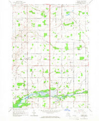 Pompeii Michigan Historical topographic map, 1:24000 scale, 7.5 X 7.5 Minute, Year 1965