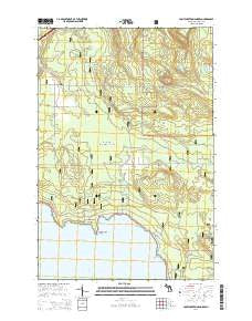 Pontchartrain Shores Michigan Historical topographic map, 1:24000 scale, 7.5 X 7.5 Minute, Year 2014
