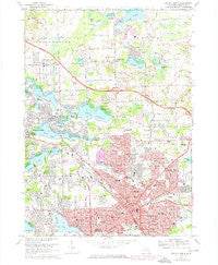Pontiac North Michigan Historical topographic map, 1:24000 scale, 7.5 X 7.5 Minute, Year 1968