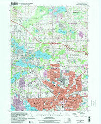 Pontiac North Michigan Historical topographic map, 1:24000 scale, 7.5 X 7.5 Minute, Year 1997