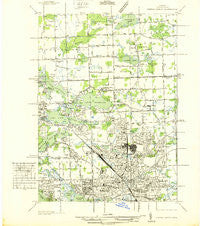 Pontiac North Michigan Historical topographic map, 1:31680 scale, 7.5 X 7.5 Minute, Year 1936