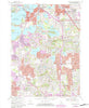 Pontiac South Michigan Historical topographic map, 1:24000 scale, 7.5 X 7.5 Minute, Year 1968