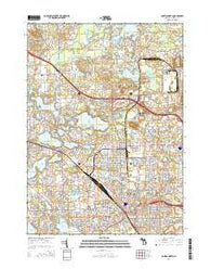Pontiac North Michigan Historical topographic map, 1:24000 scale, 7.5 X 7.5 Minute, Year 2014