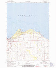 Port Austin East Michigan Historical topographic map, 1:24000 scale, 7.5 X 7.5 Minute, Year 1970