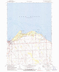 Port Austin East Michigan Historical topographic map, 1:24000 scale, 7.5 X 7.5 Minute, Year 1970