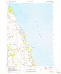 Port Hope Michigan Historical topographic map, 1:24000 scale, 7.5 X 7.5 Minute, Year 1970