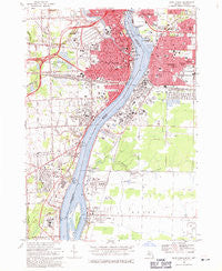 Port Huron Michigan Historical topographic map, 1:24000 scale, 7.5 X 7.5 Minute, Year 1968