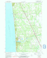Port Sheldon Michigan Historical topographic map, 1:24000 scale, 7.5 X 7.5 Minute, Year 1972